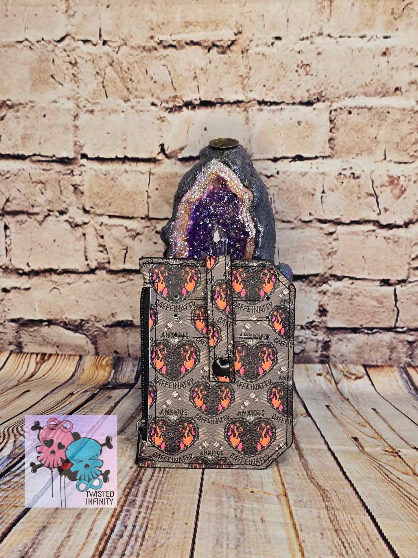 Pocket Pal Wallet - Anxious and Caffeinated