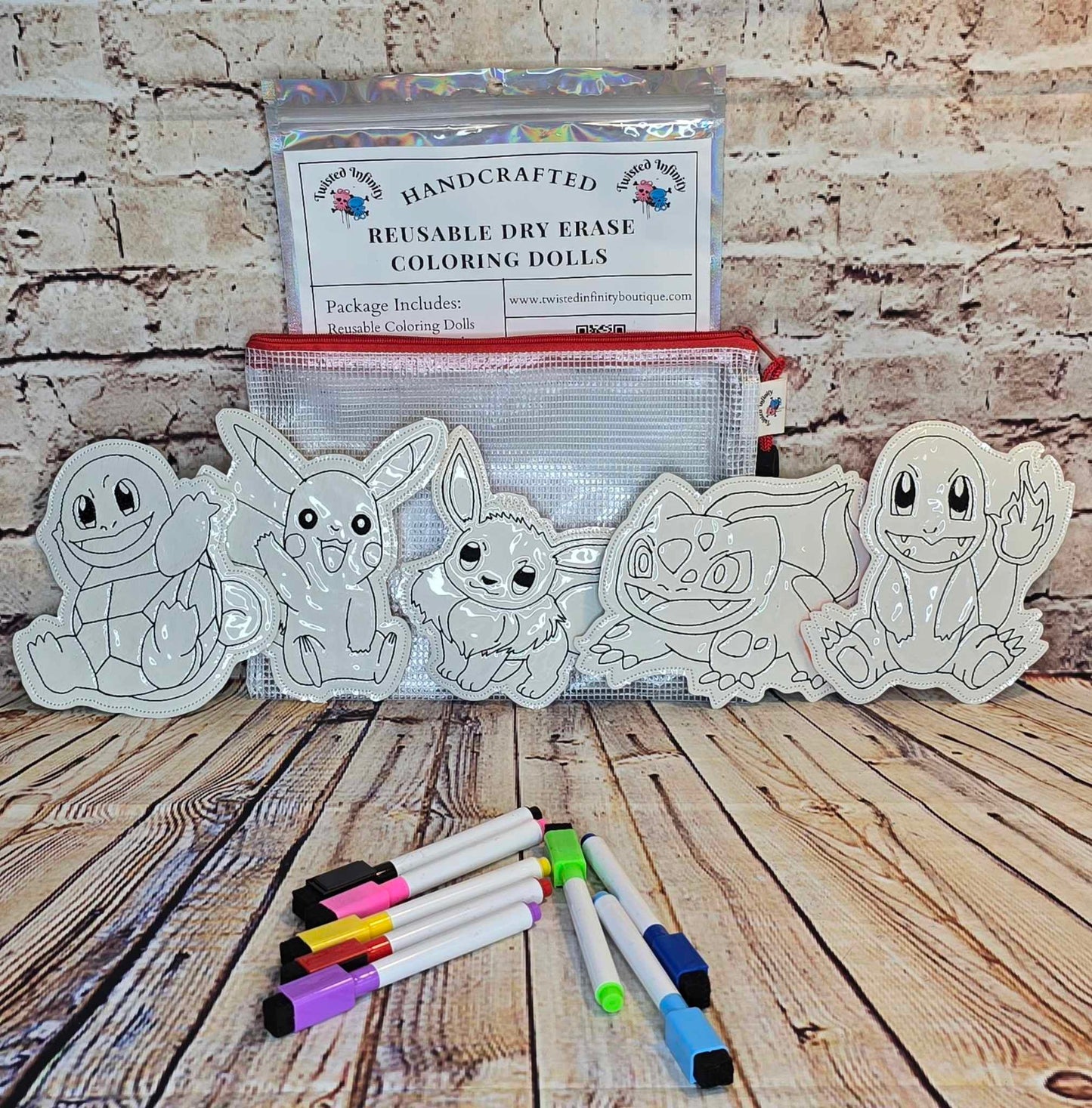 My First Pokémon Dry Erase Coloring Dolls