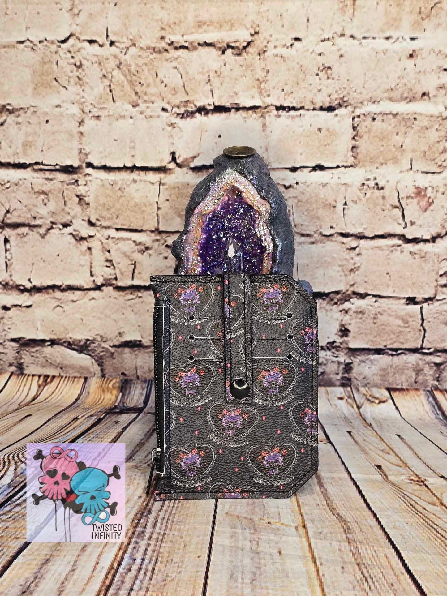 Pocket Pal Wallet -Black Is My Happy Color