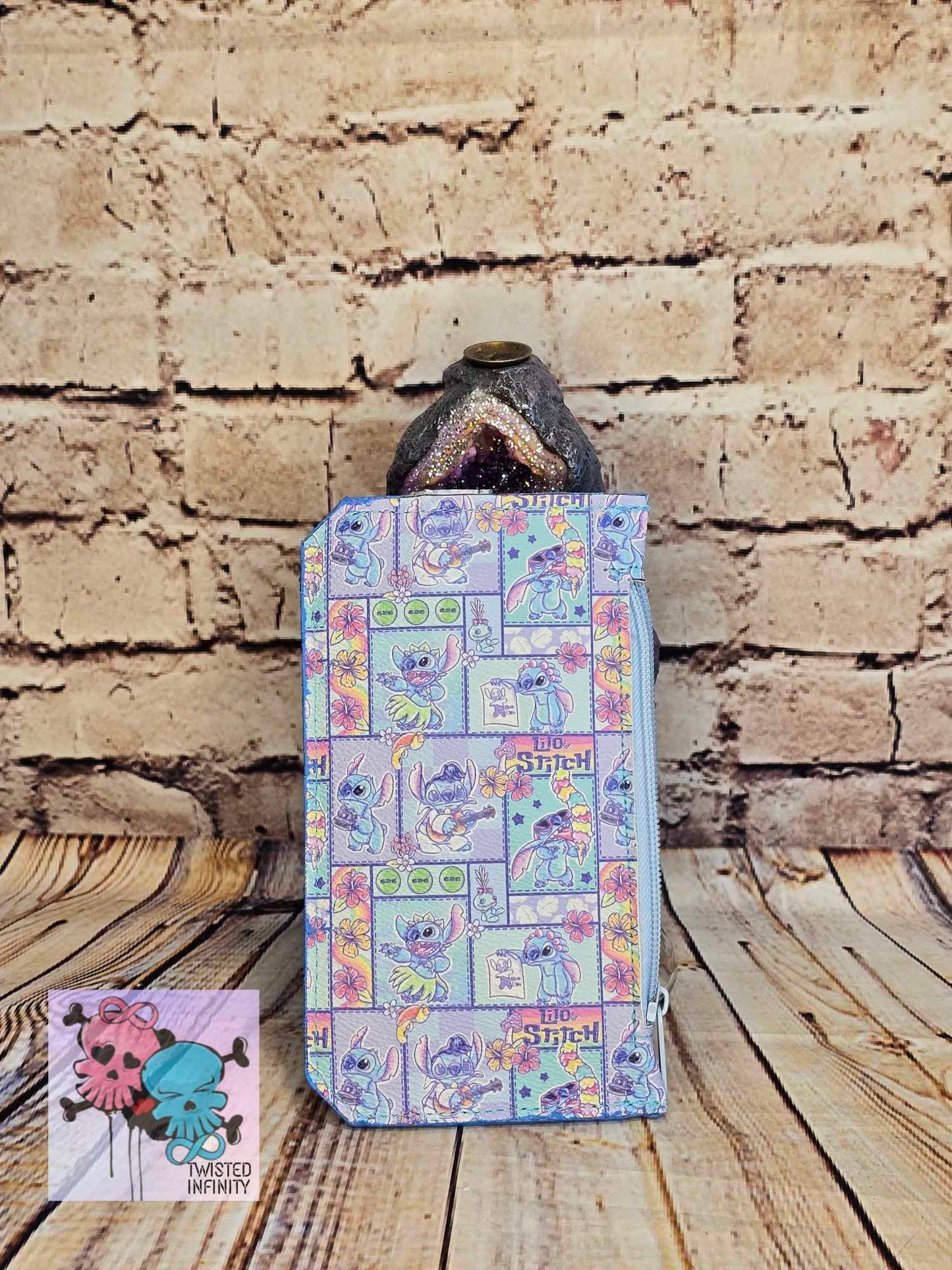 Slimline Vegan Leather Wallet- Alien 626