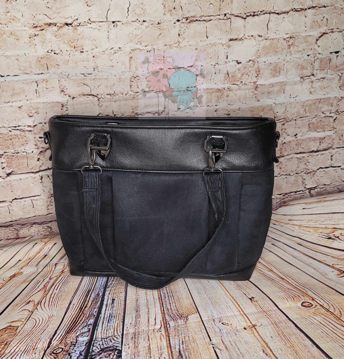 Black on Black Cheryl Concealed Carry Handbag