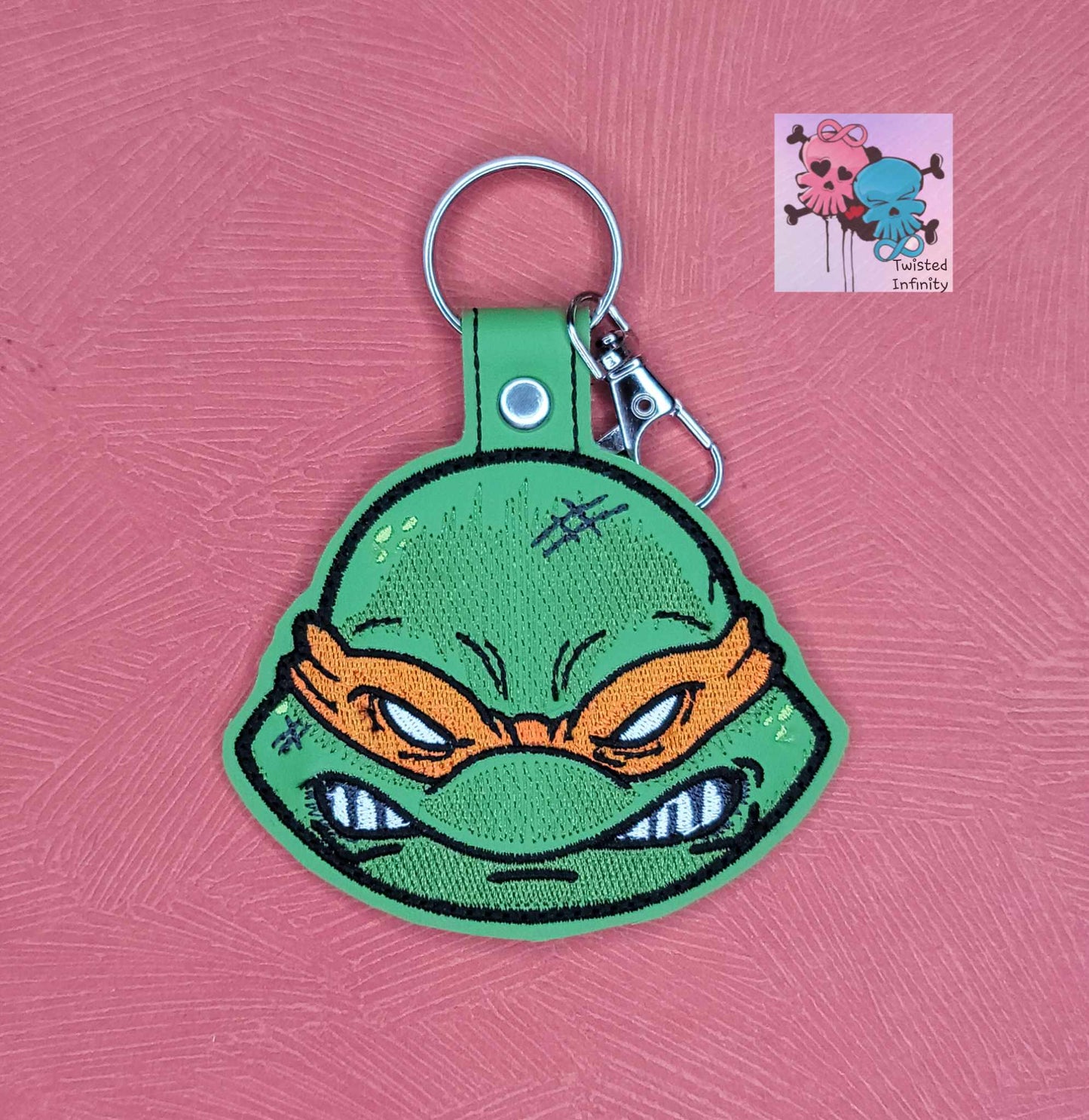 Teenage Mutant Ninja Turtles Inspired Bag Tag