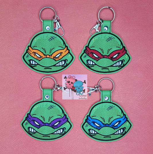 Teenage Mutant Ninja Turtles Inspired Bag Tag