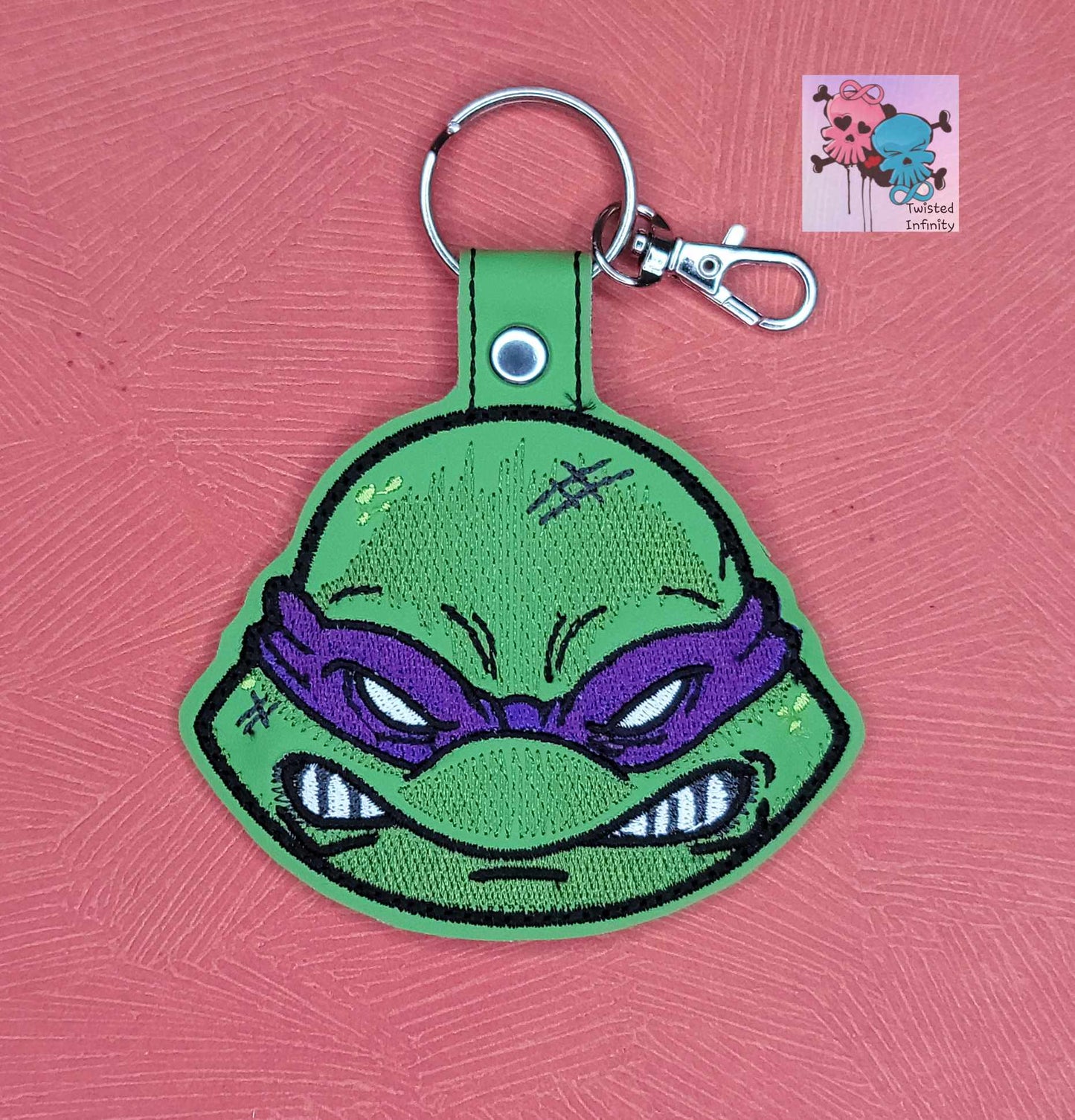 Teenage Mutant Ninja Turtles Inspired Bag Tag