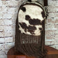 Vegan Suede Cow Fringe Sling Bag