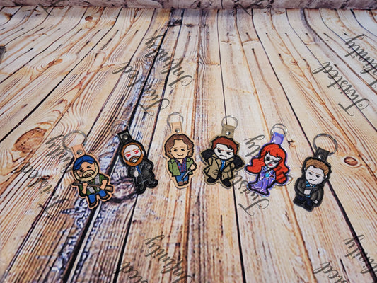 Supernatural Chibi Keychains / Bag Tags