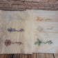 Word Art Christmas  Embroidered Flour Sack Towels